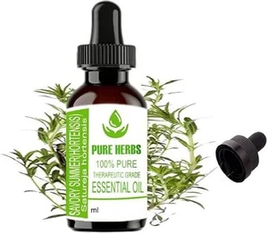 Aceite esencial 100 % puro y natural Pure Herbs Savory Summer Hortensis - Imagen 1 de 30