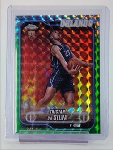 Tristan da Silva 2024-25 Topps Cromo Novato Verde Geométrico RC/99 - Imagen 1 de 3