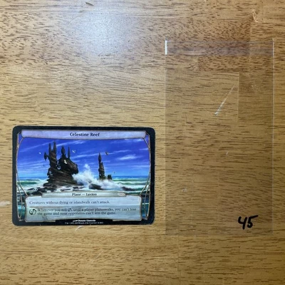 🌊 Celestine Reef - MTG Oversize - Planechase - DCI WPN Prerelease Promo 42 L45 - Image 1 of 4