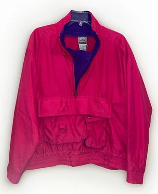 Vintage 1980’s Rockport Soft Shell Pink Pullover Windbreaker Women’s Size Medium - Image 1 of 4