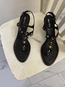 miu miu sandals 38 - Picture 1 of 7