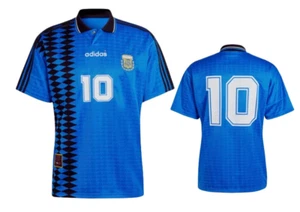 adidas Argentina 1994 Away Jersey Maradona Classic Originals Retro Top Men Size - Picture 1 of 9
