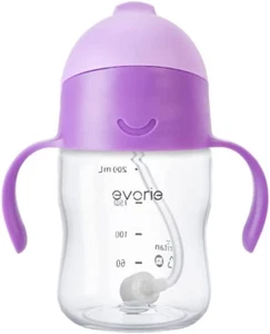 Weighted Straw Sippy Cup with Handles for Babies & Kids 6 Months+ 200Ml - Bpa-Fr - Picture 1 of 8