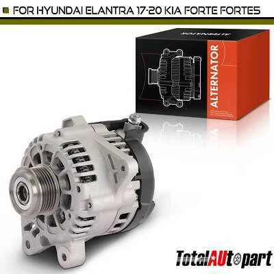 Alternador para Hyundai Elantra 2017-2020 Kia Forte Forte5 150A 12V CW 6 ranuras Foto 1 de 4