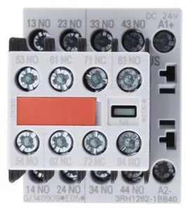 Relé contactor Siemens 6NO+2NC 24V DC S00 - 3RH1262-1BB40 - Imagen 1 de 3