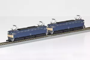 Rokuhan T038-3 EF63 Electric Locomotive Tertiary Form Blue Double Heading set Z - Foto 1 di 2