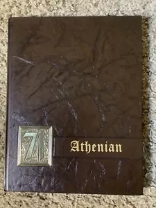 1971 Athens High School Yearbook Annual Athens Michigan Mich MI - Athenian - Picture 1 of 2