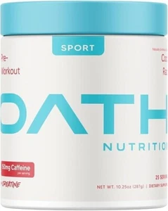 Oath Nutrition Pre-Workout Powder, Coco-Razz Flavor, Gluten & Dairy Free - Picture 1 of 6
