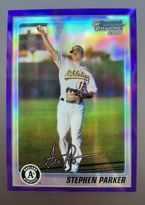 2010 Bowman Chrome Prospects Purple Refractors #BCP177 Stephen Parker /899