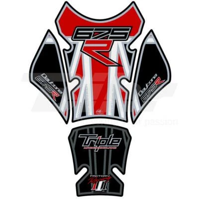 789190 Paraserbatoio Adesivo 3D PERSONALIZZATO per Triumph 675 R Foto 1 de 3