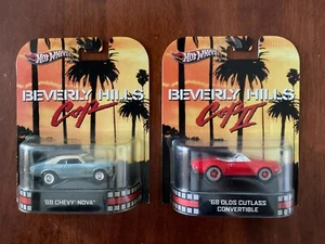 Hot Wheels Retro Entertainment Beverly Hills Cop Chevy Nova Olds Cutlass - Picture 1 of 6