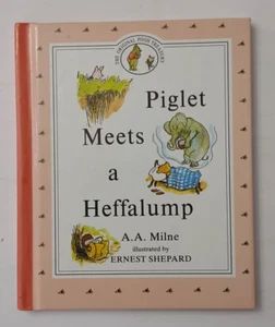Piglet Meets a Heffalump hardback childrens book A.A. Milne Original Pooh - Picture 1 of 4