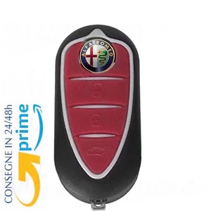 GUSCIO SCOCCA CHIAVE TELECOMANDO 3 TASTI PER ALFA ROMEO MITO GIULIETTA + LOGO - Foto 1 di 5