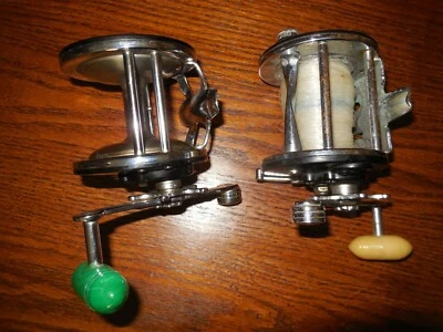  2 Penn Fishing Reels 65 Long Beach Levelline 350 Bakelite Handles  - Image 1 of 4