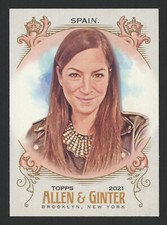 2021 topps Allen & Ginter Sarah Spain card# 206