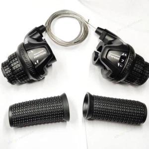 Shimano Revo Shift SL-RS25 Twist Grip Shifter -3/7/21 Speed Black New - Picture 1 of 8