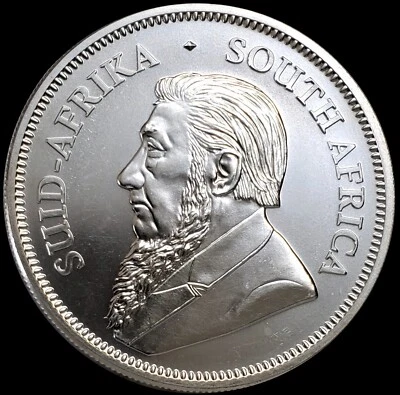 2018 South Africa 1 Oz .999 Silver Krugerrand 1 Rand Coin# 0168 - Image 1 of 2