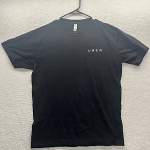 Uber Hemd Herren Large schwarz American Apparel Workwear Staff Baumwolle hergestellt in den USA Passform - Bild 1 von 16