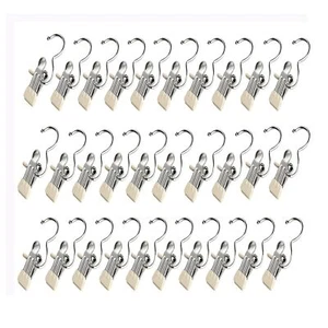 30PCS laundry hooks with clipsboot rackshanging clipsportable multifunctional... - Picture 1 of 8