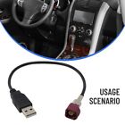 Car CD Retrofit USB Change Wire Adapter Cable High Quality HSD LVDS USB For