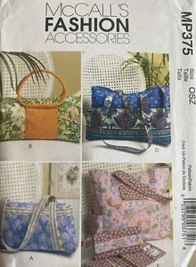 Vintage Schnittmuster McCall's Fashion Accessoires MP375 - Handtaschen - Bild 1 von 6
