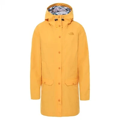 The North Face Womens Liberty Woodmont Rain Jacket / Gold / RRP £235 - Image 1 of 4