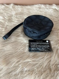 Authentic Chanel Black Nylon Travel Line Pouch Wristlet Unused With Box - Picture 1 of 15
