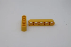 Lego Technic 10x Liftarm 1x5 liftarm thick 32316 gelb yellow - Bild 1 von 1