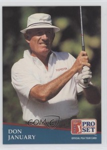 1991 Pro Set Don January #204 Rookie RC