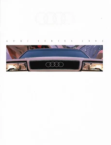 Folleto Automóvil Serie Audi 1992 - Imagen 1 de 1