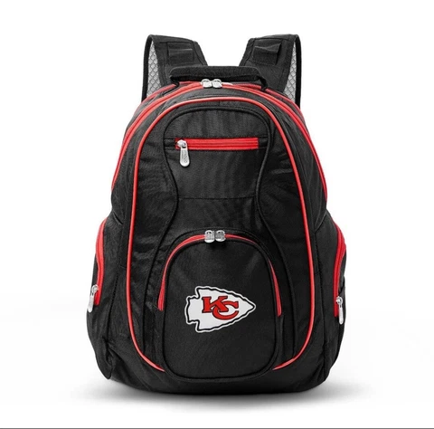 Kansas City Chiefs 19" Premium Backpack with Colored Trim Cover