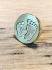 Baby Footprints with Heart Wax Seal Stamp