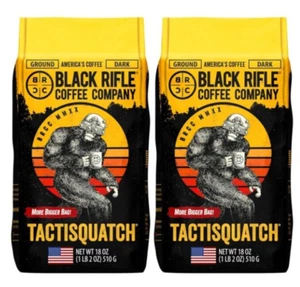 Black Rifle Coffee Company Tactisquatch Dark Roast Ground Coffee 18oz Bag - Picture 1 of 3