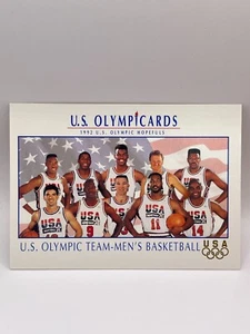1992 Impel US Olympicards Dream Team USA #18 Michael Jordan, Bird, Magic (#2) - Picture 1 of 2