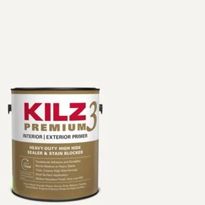 Kilz 3 Premium White Primer 1-Gal SEALER & STAIN BLOCKER Heavy-Duty High Hide - Picture 1 of 9