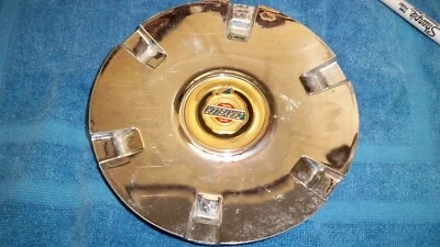 Chrysler Pacifica center cap, chrome, 2004-2008 part # 04743498AD, 0WX81TRMAC 01 - Image 1 of 4