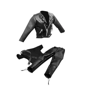 1/6 Scale PU Leather Jacket Outfit Belt for 12inch Figures - Picture 1 of 8