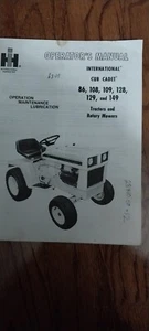 IH International Cub Cadet Operator's Manual 86 108 109 128 129 & 149  - Bild 1 von 3