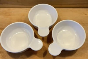 Corning White Coupe 3 ciotole Grab It P-150-B e 2 piatti snack It P-185-B USA - Foto 1 di 11
