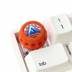 Marvel Iron Man Arc Reactor Keycap R4 Button For Mechanical Keyboard 8 Color 1PC - Picture 1 of 19