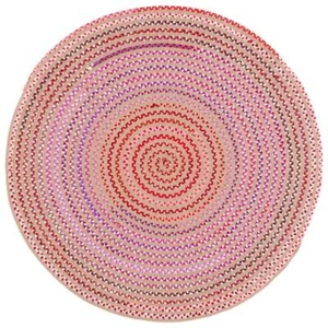 Safavieh Braided 800 4'-0" x 6'-0" Jute  Hand Woven Rug in Natural / Red - Picture 1 of 7
