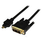 Câble Startech.com HDDDVIMM2M micro HDMI vers DVI-D 2 m support Full HD