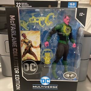  DC Multiverse Mcfarlane Collector Edition SINESTRO Platinum Edition Chase 2023.