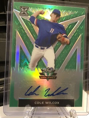 2020 Leaf Valiant 5/99 Cole Wilcox #BA-CW1 AUTO - Image 1 of 2