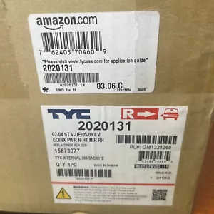 Door Mirror-Base Right TYC 2020131 open box as new see pictures - Imagen 1 de 13