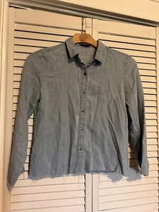 CHELSEA & THEODORE Women’s size S Blouse Shirt Top Button Down Tencel Lyocell - Picture 1 of 8