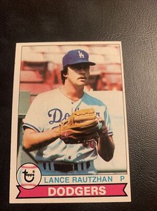 #373 Los Angeles Dodgers Lance￼ Rautzhan 1979 Topps Cb15