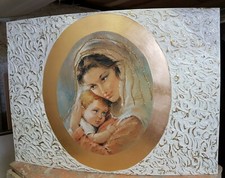 Quadro Capezzale Con Glitter Benedizione Benedizione Quadrato Quadri Astratti