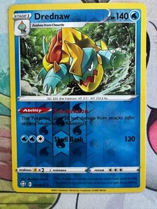 Drednaw Reverse Holo Pokemon TCG BKQ602 - Picture 1 of 1