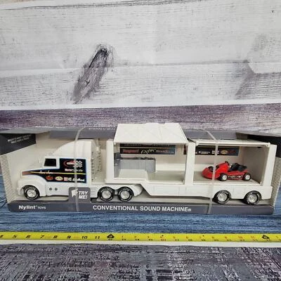 Nylint PressSteel/plastic semi & trailer Briggs & stratton motor sports NoSound  - Image 1 of 4